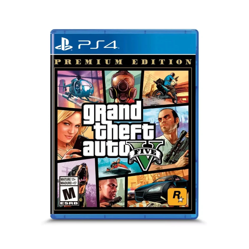 VIDEOJUEGO GRAND THEFT AUTO GTA V PREMIUM EDITION PS4 LATAM