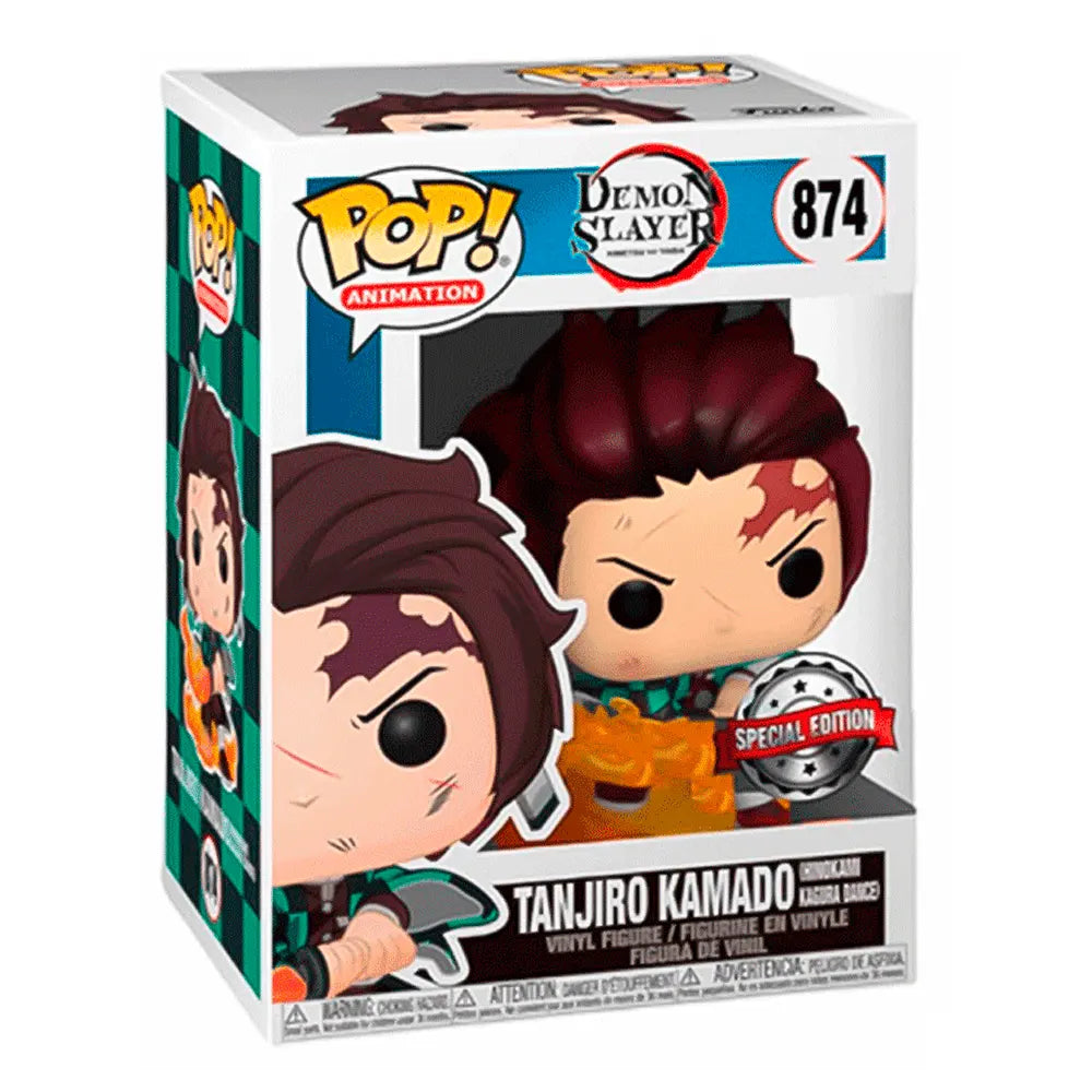Funko Pop! Animation: Demon Slayer - Tanjiro Kamado Fire Breathing - Special Edition #874