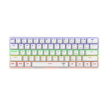 TECLADO T-DAGGER ARENA T-TGK321 | ESPAÑOL | MECANICO | SW-BROWN | RAINBOW | BLANCO