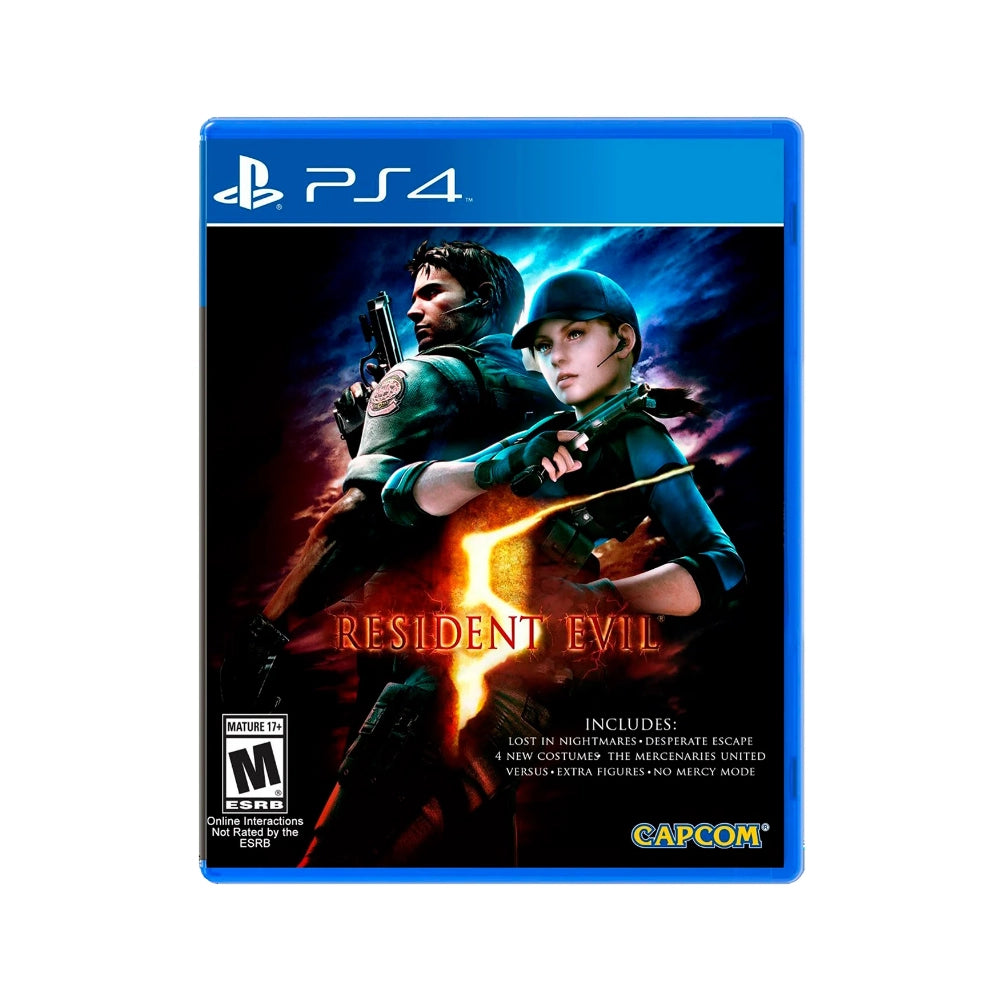 VIDEOJUEGO RESIDENT EVIL 5 PS4 LATAM