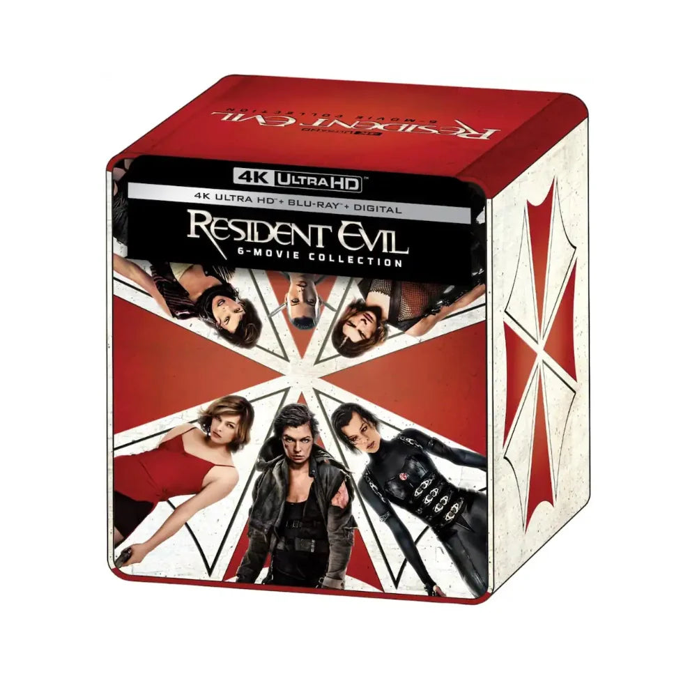 RESIDENT EVIL: COLECCIÓN 6 PELÍCULAS - LIMITED EDITION STEELBOOK - 4K ULTRA HD + BLU-RAY