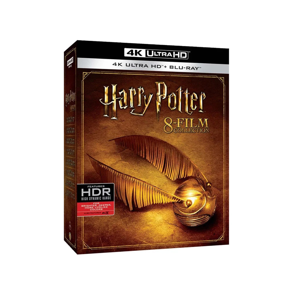 COLECCIÓN COMPLETA DE 8 PELÍCULAS HARRY POTTER - 4K ULTRA HD + BLU-RAY