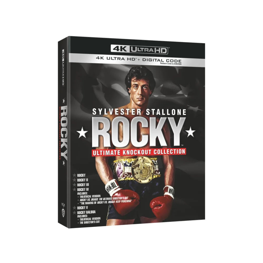 COLECCIÓN 6 PELÍCULAS ROCKY: THE KNOCKOUT COLLECTION - 4K ULTRA HD + BLU-RAY