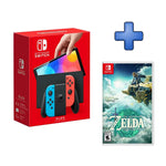 PACK CONSOLA NINTENDO SWITCH OLED NEON + VIDEOJUEGO ZELDA TEARS OF THE KINGDOM SWITCH