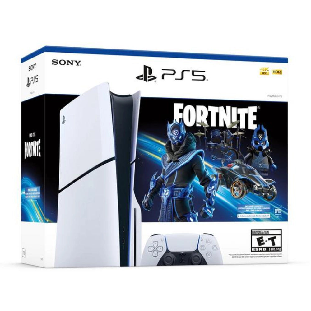 CONSOLA PLAYSTATION 5 SLIM CON LECTOR + FORTNITE COBALT STAR