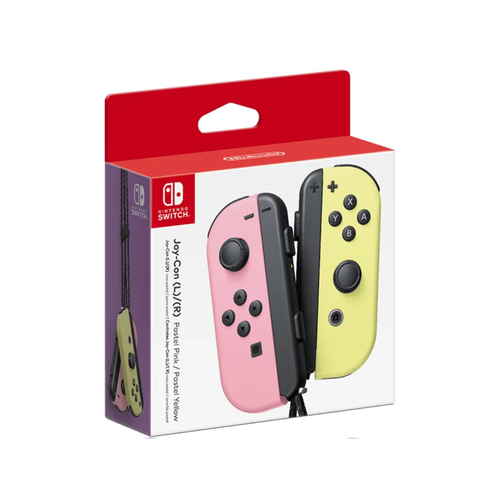 MANDO NINTENDO SWITCH JOY-CON (L/R) ROSADO PASTEL/AMARILLO PASTEL