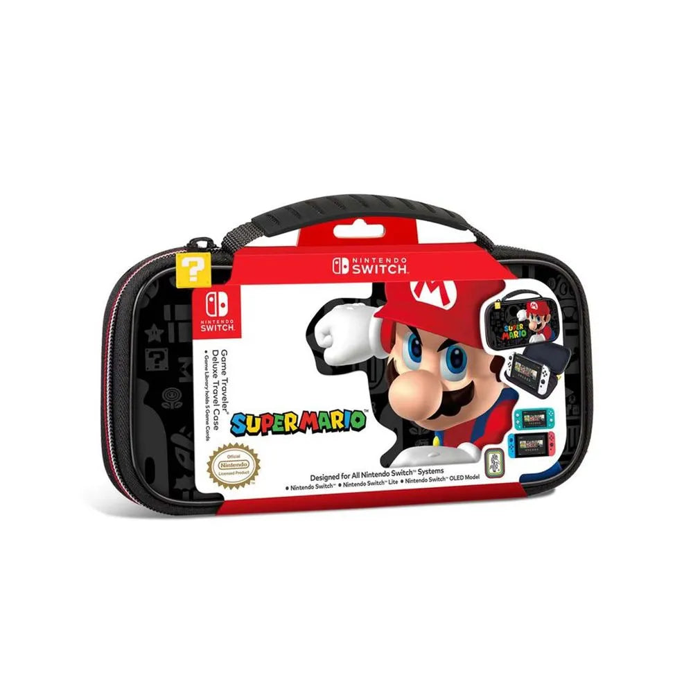 GAME TRAVELER DELUXE TRAVEL CASE NINTENDO SWITCH SUPER MARIO