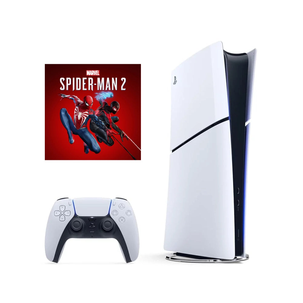 CONSOLA PLAYSTATION 5 SLIM DIGITAL SPIDERMAN 2 BUNDLE