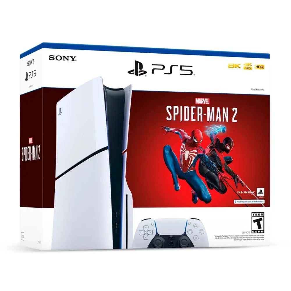 CONSOLA PLAYSTATION 5 SLIM CON LECTOR SPIDERMAN 2 BUNDLE