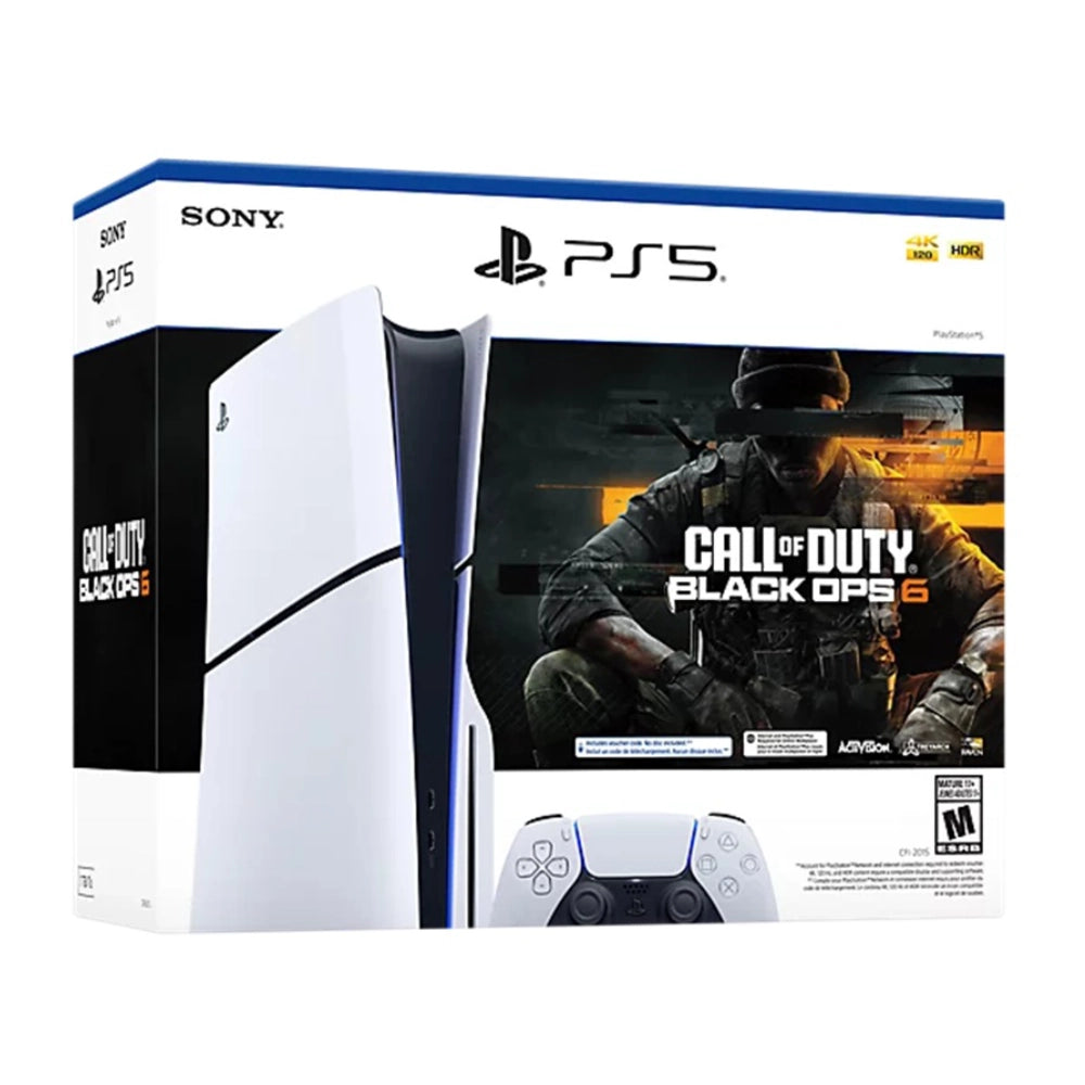 CONSOLA PLAYSTATION 5 SLIM CON LECTOR + CALL OF DUTY BLACK OPS 6