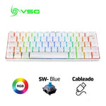 TECLADO VSG MINTAKA | MECANICO | SW-AZUL | RGB | BLANCO