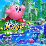 VIDEOJUEGO KIRBY AND THE FORGOTTEN LANDS + STAR CROSSED WORLD SWITCH 2 LATAM