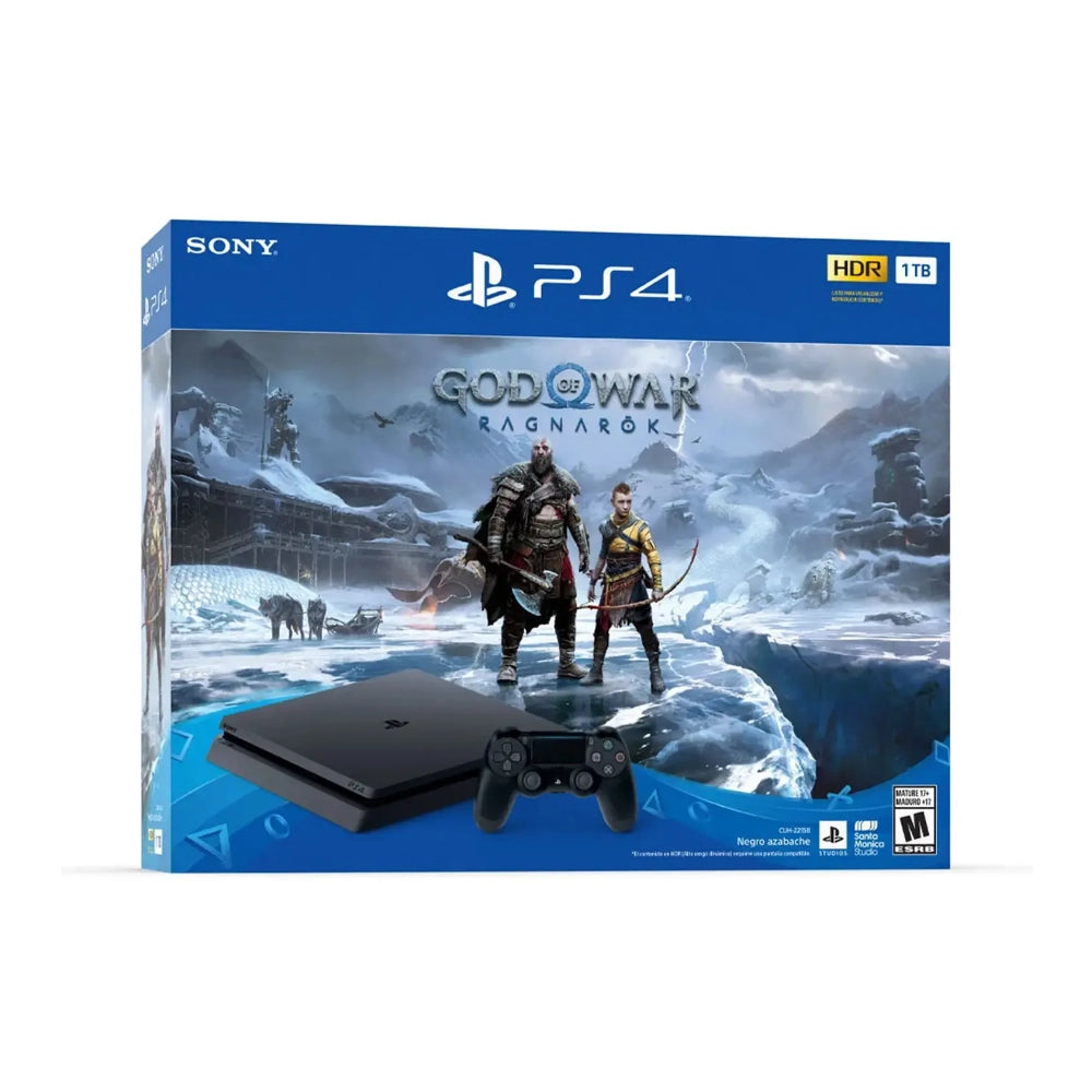 CONSOLA PS4 SLIM 1TB GOD OF WAR RAGNAROK BUNDLE