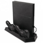 Base 4 En 1 Cargador Stand Ventilador Cooler Para Ps4 Fat/Slim/Pro Rac