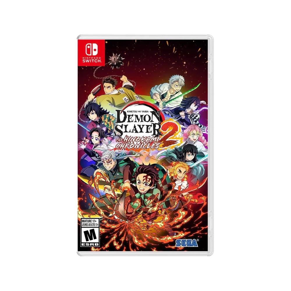 VIDEOJUEGO DEMON SLAYER KIMETSU NO YAIBA THE HINOKAMI CHRONICLES 2 NINTENDO SWITCH LATAM