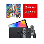 CONSOLA NINTENDO SWITCH OLED SUPER SMASH BROS ULTIMATE + JUEGO + 3 MESES DE MEMBRESÍA NINTENDO ONLINE