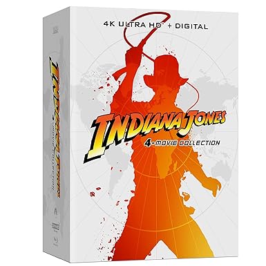 Indiana Jones 4-Movie Collection Limited Edition Steelbook [4K UHD + Digital Copy]