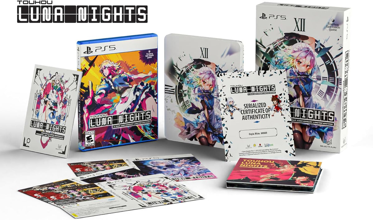 VIDEOJUEGO TOUHOU LUNA NIGHTS: 5-YEAR ANNIVERSARY LIMITED EDITION PS5 LATAM