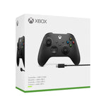 MANDO XBOX ONE INALÁMBRICO NEGRO CON CABLE