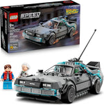 LEGO Speed Champions Máquina del Tiempo de Regreso al Futuro - Juguete de construcción para niños, juguete de coche de simulación y exhibición con 2 modos de construcción para niños y niñas 77256