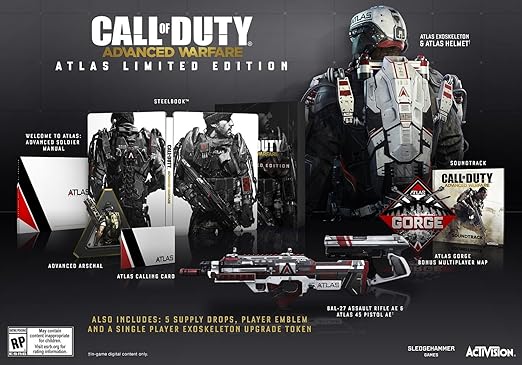 VIDEOJUEGO CALL OF DUTY: ADVANCED WARFARE ATLAS LIMITED EDITION PS4 LATAM