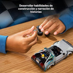 LEGO Speed Champions Máquina del Tiempo de Regreso al Futuro - Juguete de construcción para niños, juguete de coche de simulación y exhibición con 2 modos de construcción para niños y niñas 77256