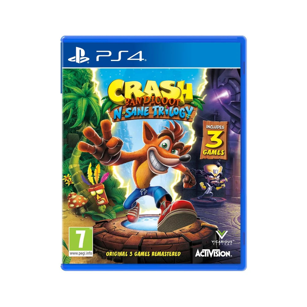 VIDEOJUEGO CRASH BANDICOOT N SANE TRILOGY PS4 LATAM
