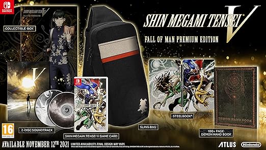 VIDEOJUEGO SHIN MEGAMI TENSEI V FALL OF MAN PREMIUM EDITION NINTENDO SWITCH LATAM