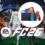 PACK CONSOLA NINTENDO SWITCH OLED NEON + VIDEOJUEGO FC 26 + MICA GLASS PARA SWITCH