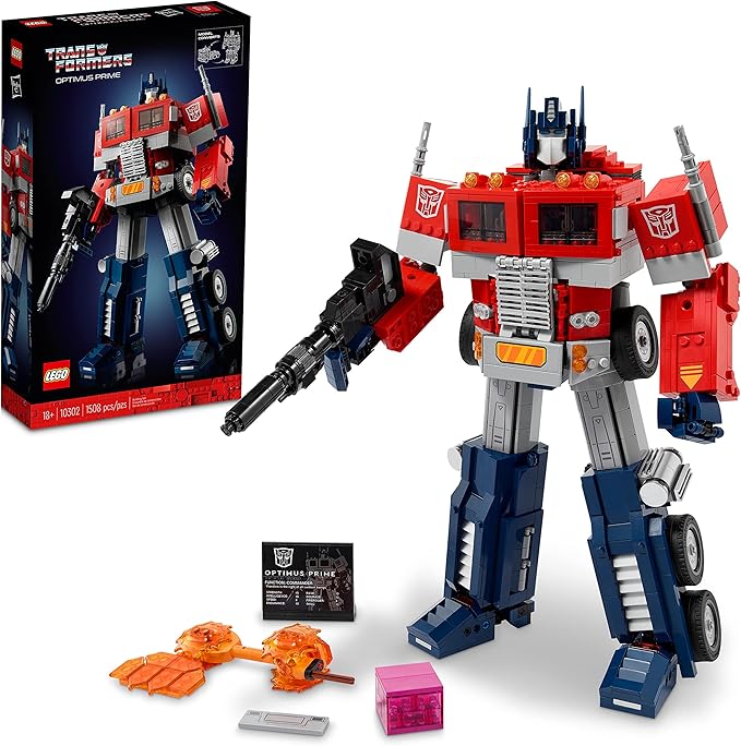 LEGO ICONS OPTIMUS PRIME 10302 TRANSFORMERS FIGURE