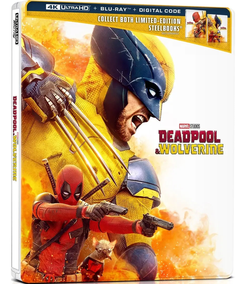 Deadpool & Wolverine Steelbook 4k Película Bluray Sellado