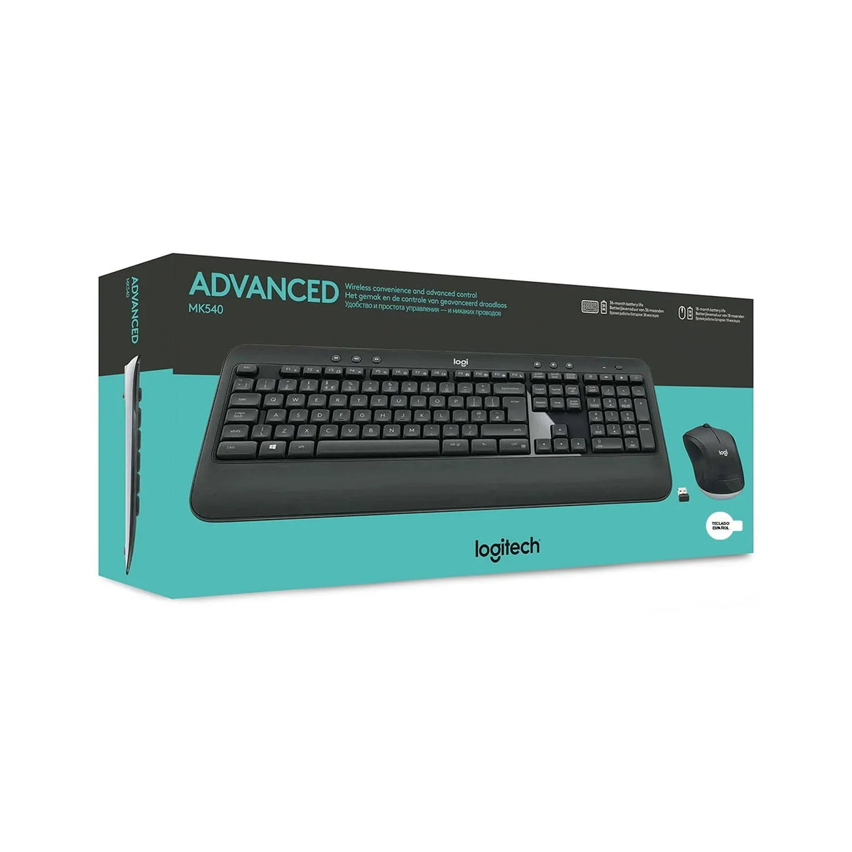 COMBO TECLADO Y MOUSE LOGITECH MK 540 ADVANCED NEGRO