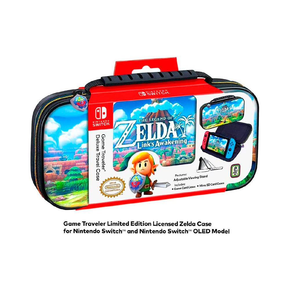 GAME TRAVELER DELUXE TRAVEL CASE NINTENDO SWITCH ZELDA LINKS AWAKENING