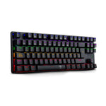 TECLADO T-DAGGER BORA BLACK RETROILUMINACION RAINBOW SWITCH RED