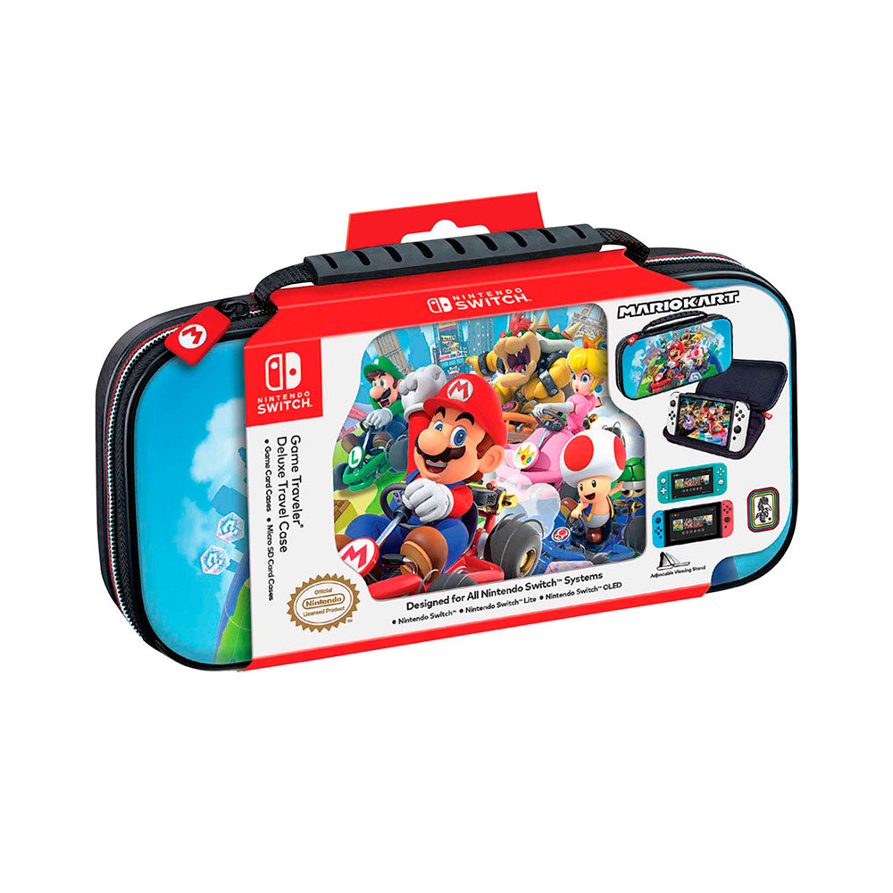 GAME TRAVELER DELUXE TRAVEL CASE NINTENDO SWITCH MARIO KART