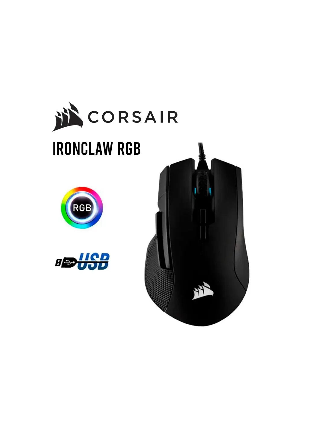 MOUSE GAMER CORSAIR IRONCLAW RGB