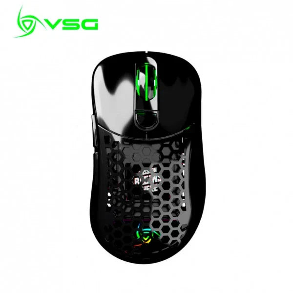 MOUSE INALÁMBRICO VSG AQUILA FLY 16, 000 DPI RGB NEGRO BRILLANTE