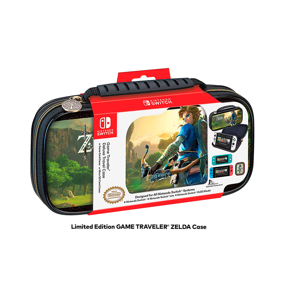 GAME TRAVELER DELUXE TRAVEL CASE NINTENDO SWITCH ZELDA BOTW